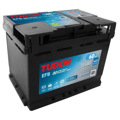 Tudor TL600 battery 12V 60Ah EFB 